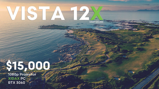 Holiday Savings on Vista 12X Golf Simulator