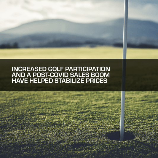 Prices for golf gear remains steady in 2022